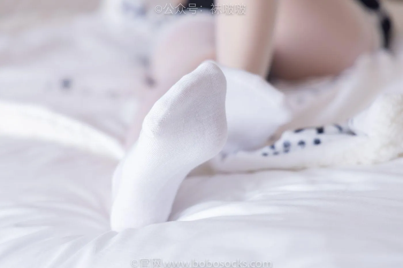 [BoBoSocks袜啵啵]NO.037 稚予-帆布鞋、短白棉袜、白丝 [136P]插图5